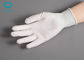 PU Safety Hand Gloves , Nylon Knitted Gloves For Handling Electronic Instruments